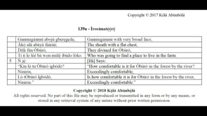 139a  Ìrosùnatẹ́ẹ́rẹ́