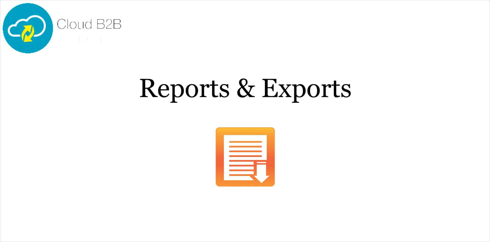 Reports & Exports on Vimeo