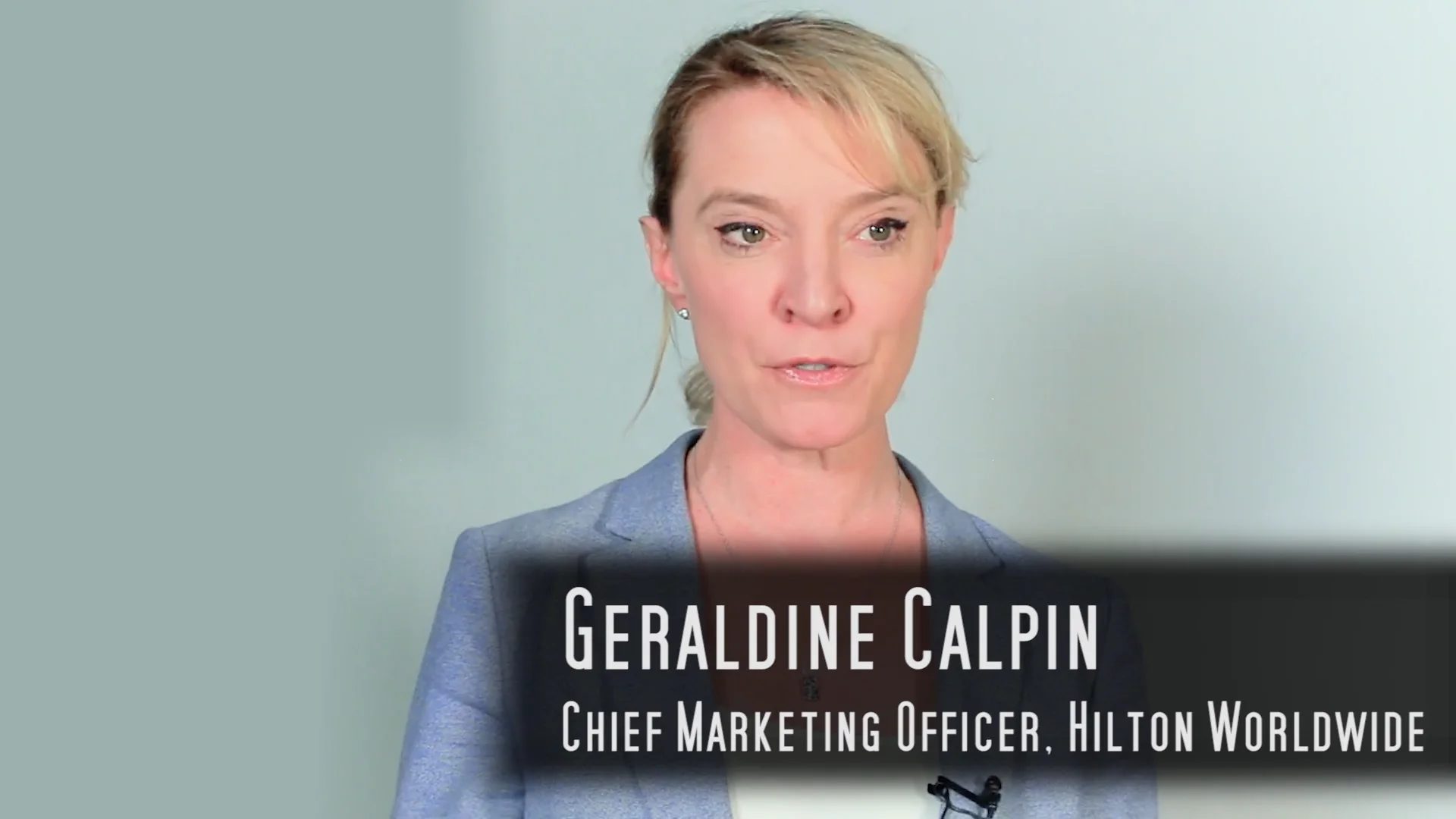 Geraldine Calpin, CMO of Hilton on Vimeo