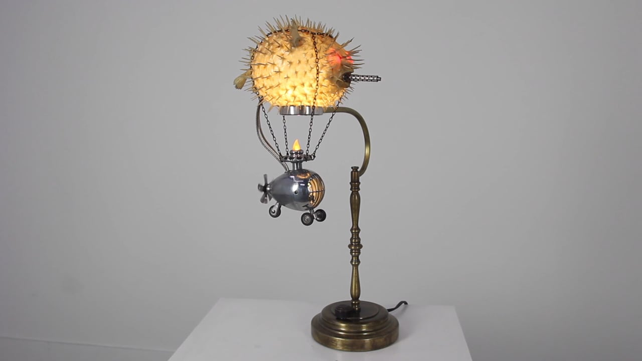 Balloonfish in motion
