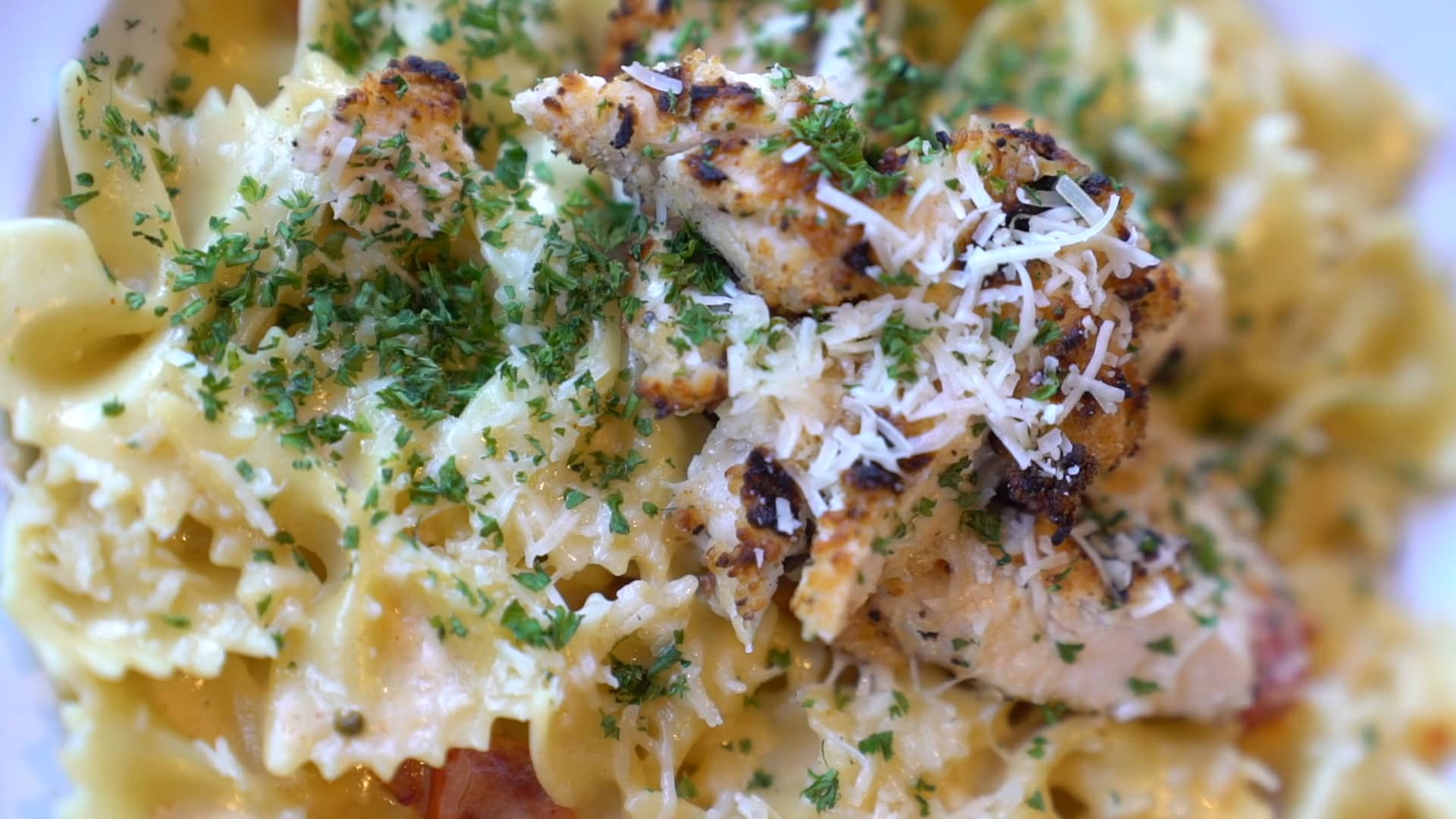 Jack Astor's Asiago Chicken Bowties on Vimeo