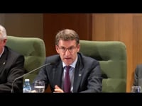 Intervención de Alberto Núñez Feijóo (Xunta de Galicia)