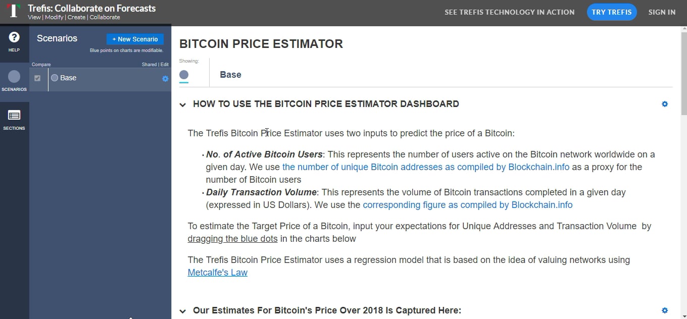 bitcoin account price estimator