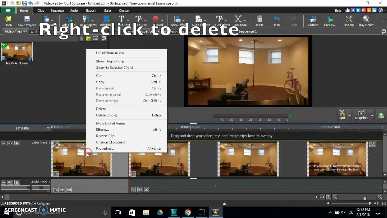 How to edit a video in Windows (NCH VideoPad Video Editor) on Vimeo