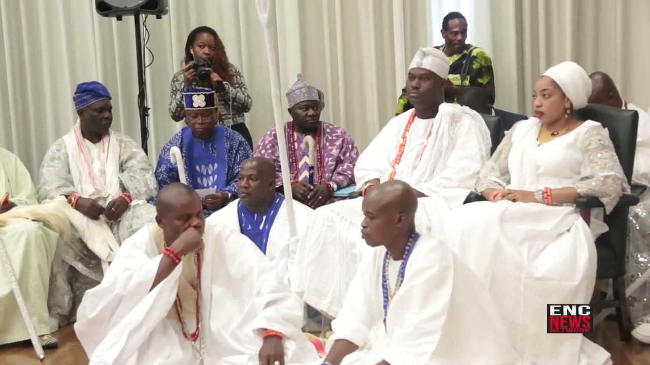 Ọọ̀ni of Ifẹ̀ at Ifá University Event, Washington, DC