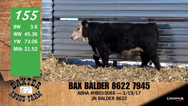 Lot #155 - BAX BALDER 8622 7945