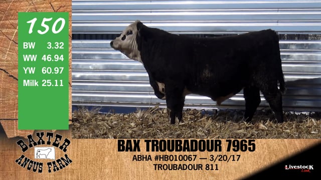 Lot #150 - BAX TROUBADOUR 7965