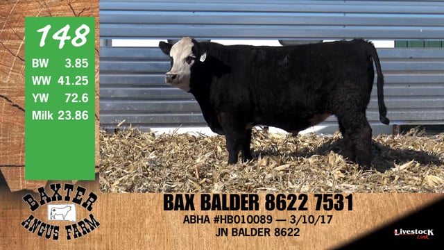 Lot #148 - BAX BALDER 8622 7531
