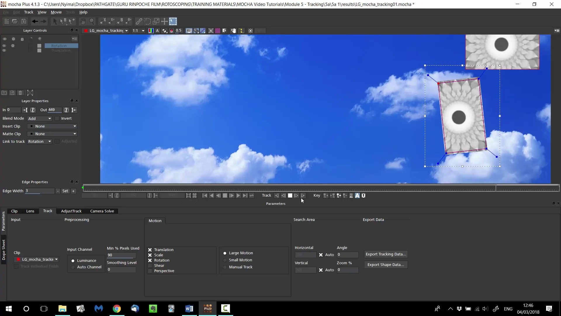 Module 5a - Tracking Basics v2 on Vimeo