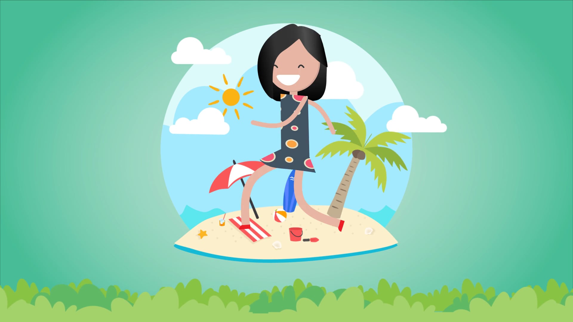 Rig, animation and sound.