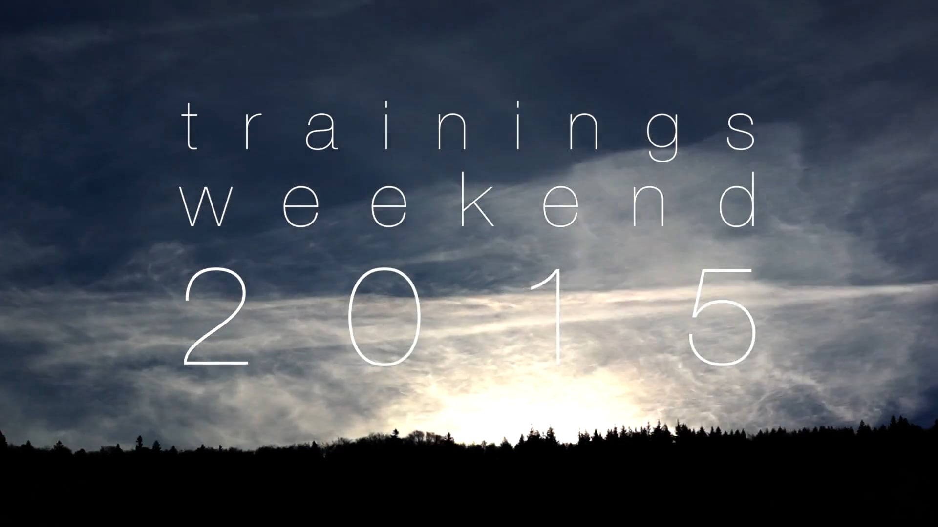 trainingsweekend 2015