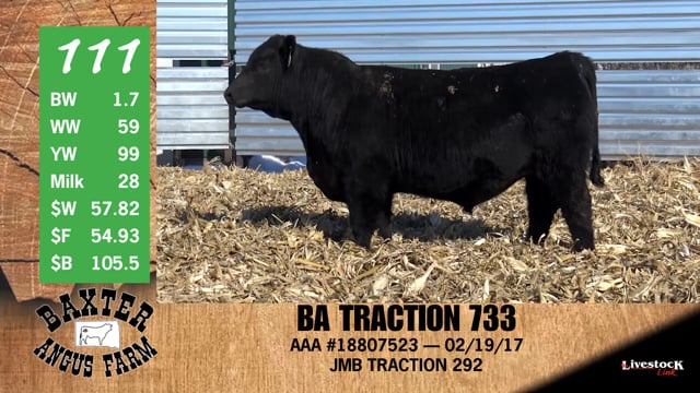Lot #111 - BA TRACTION 733