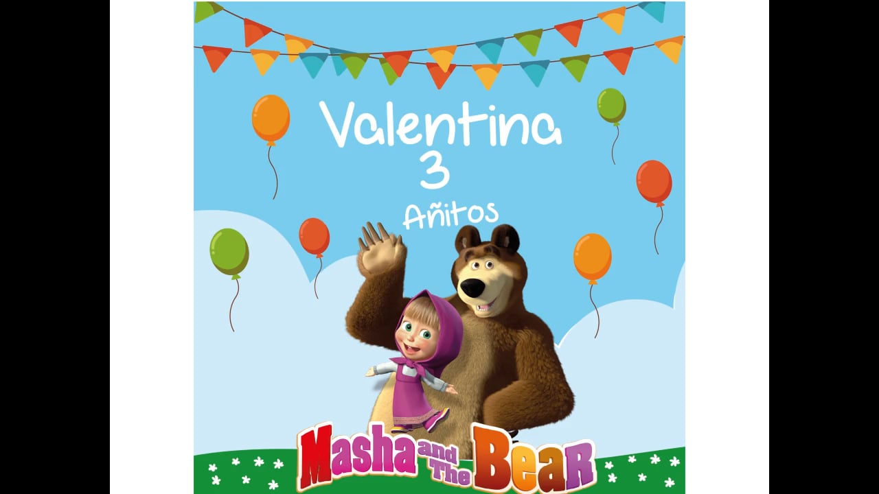 Fiesta Masha y el Oso - Valentina