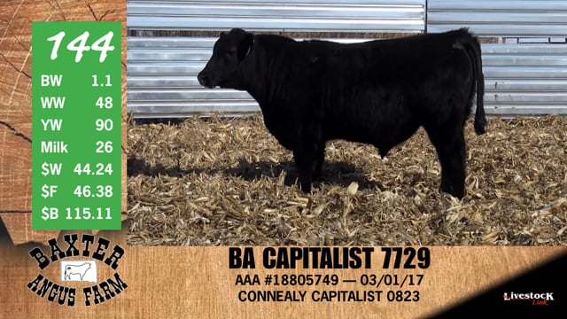 Lot #144 - BA CAPITALIST 7729