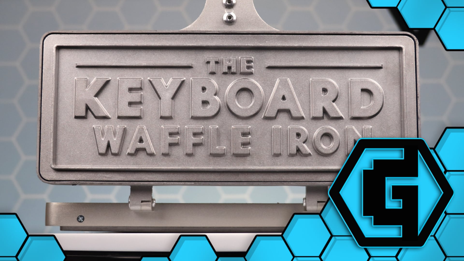 The Geekery View - The Keyboard Waffle Iron