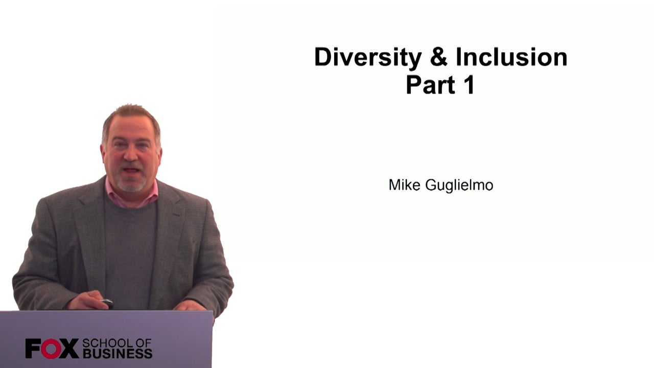 Diversity & Inclusion Part 1