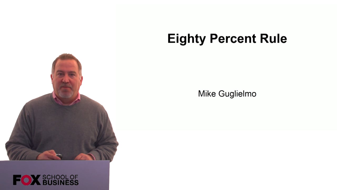Login to view Eighty Percent Rule