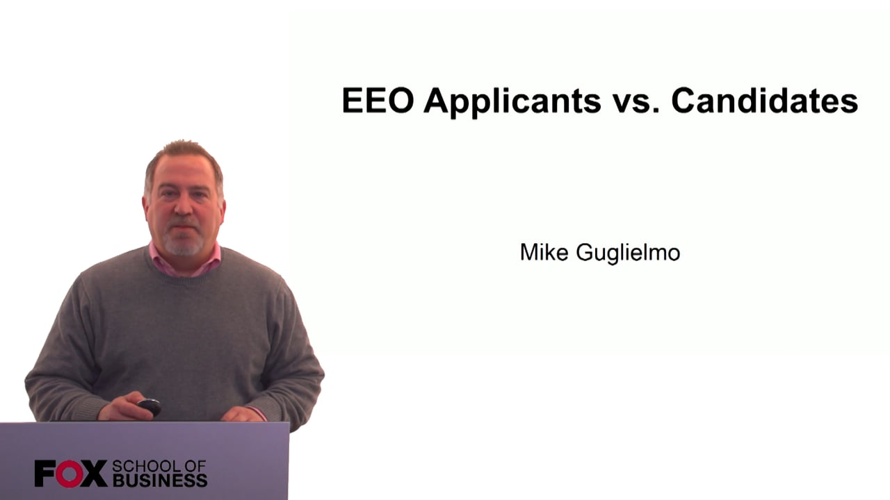 EEO Applicants vs Candidates