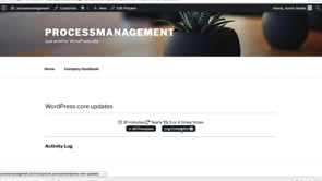 Process Management System example