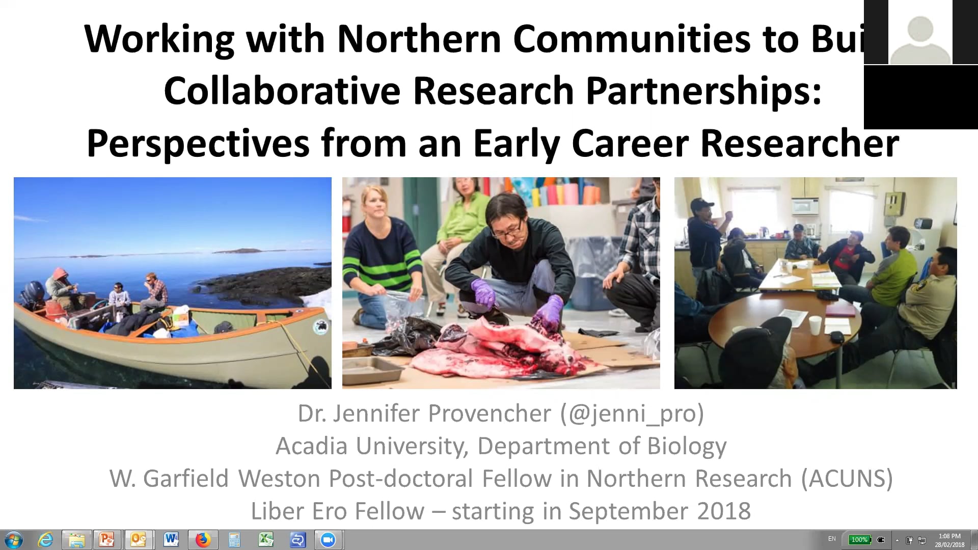 APECS Canada webinar: Working with Northern communities to build collaborative research partnerships