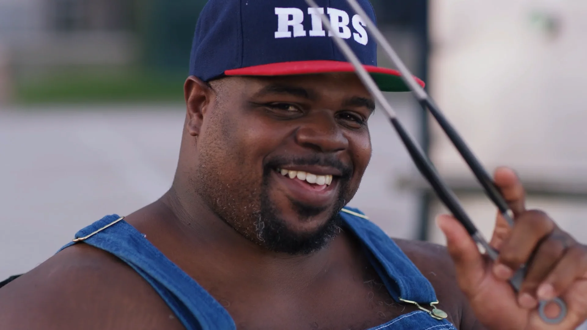 Vince Wilfork talking ribs for Kingsford Charcoal will bring you great joy