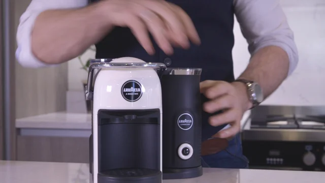 Lavazza A Modo Mio Jolie & Milk Capsule Coffee Machine with Milk Frother  Black - Hunt Office Ireland