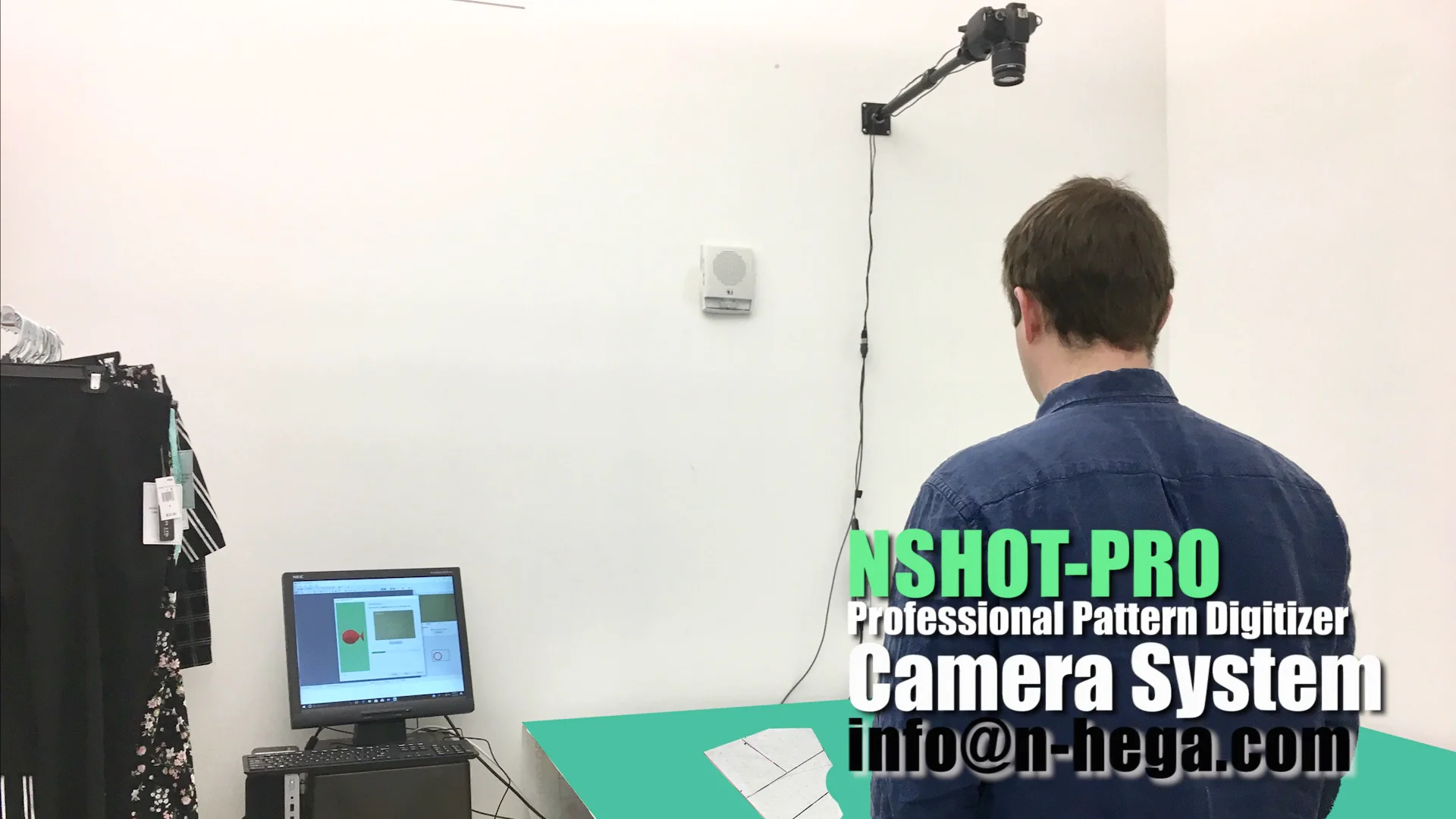 NShot-Pro Automatic Camera Digitizer for Patterns.