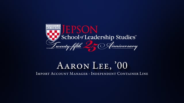Aaron Lee, ’00 Import Account Manager, Independent Container Line