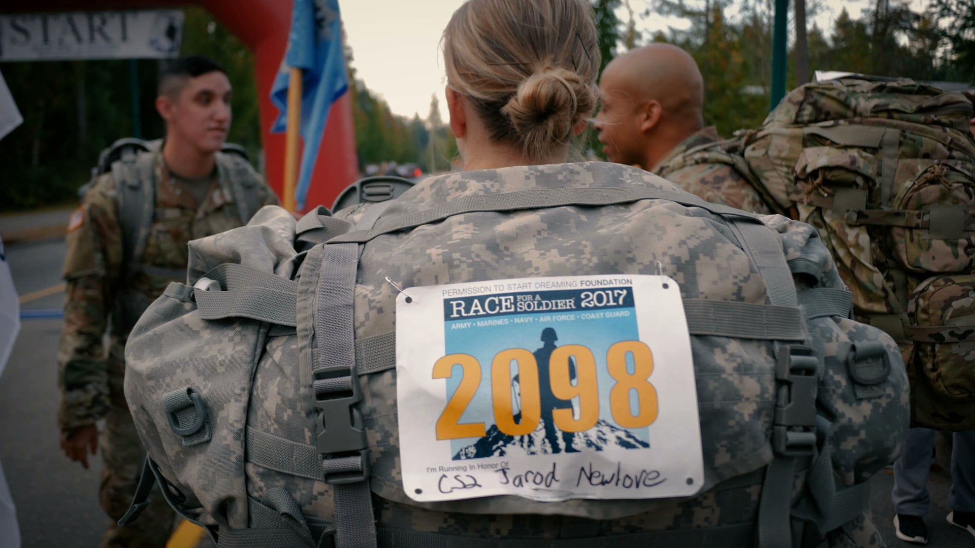 RACE FOR A SOLDIER
