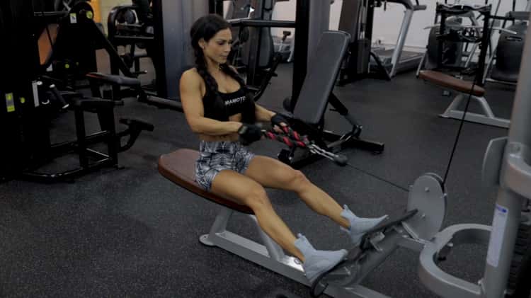 Rope seated cable discount row