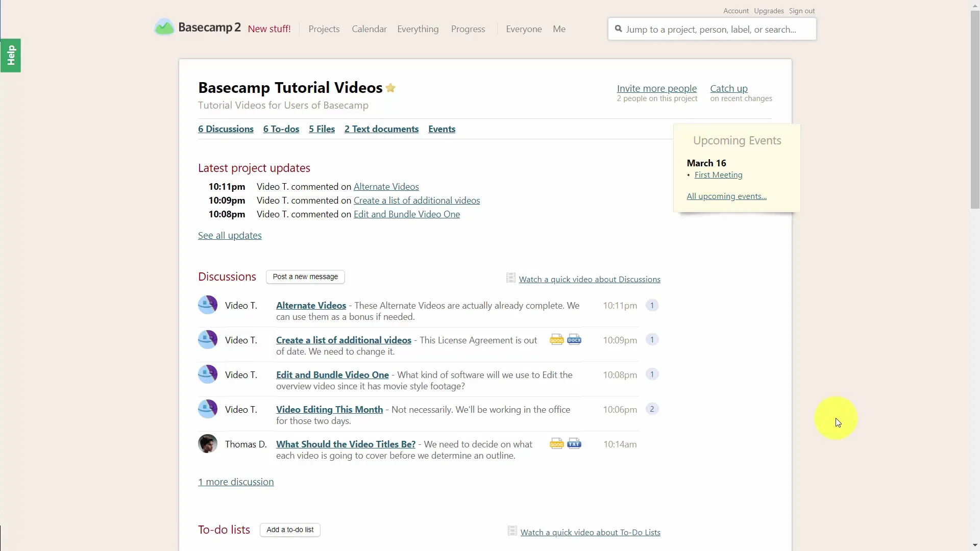 11 - Project Management - Dates and Content on Vimeo
