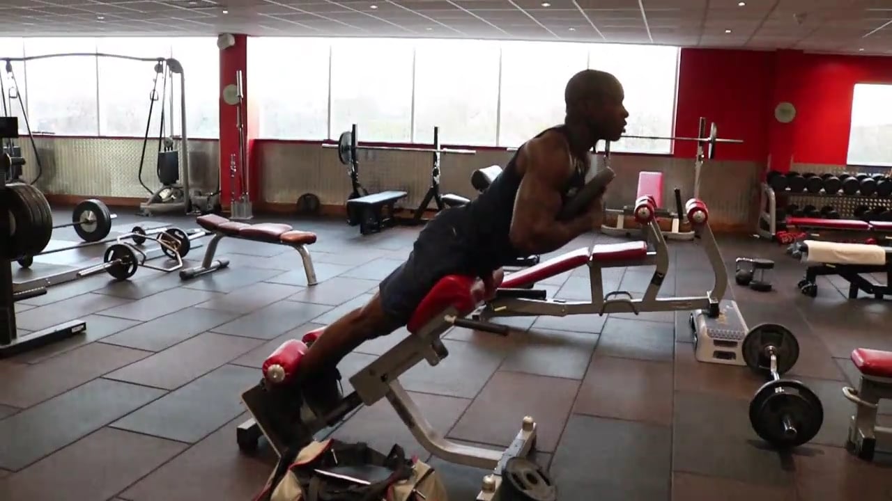 Weighted Back Extension on Vimeo
