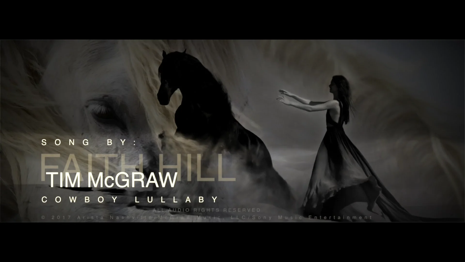 Tim McGraw & Faith Hill - COWBOY LULLABY - Unofficial Lyric Video