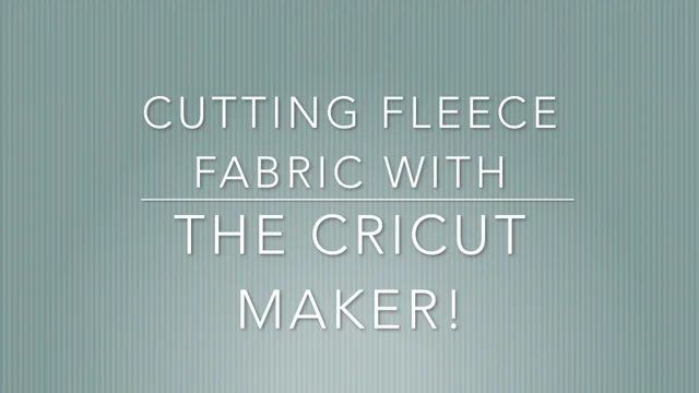 Cutting discount fleece fabric