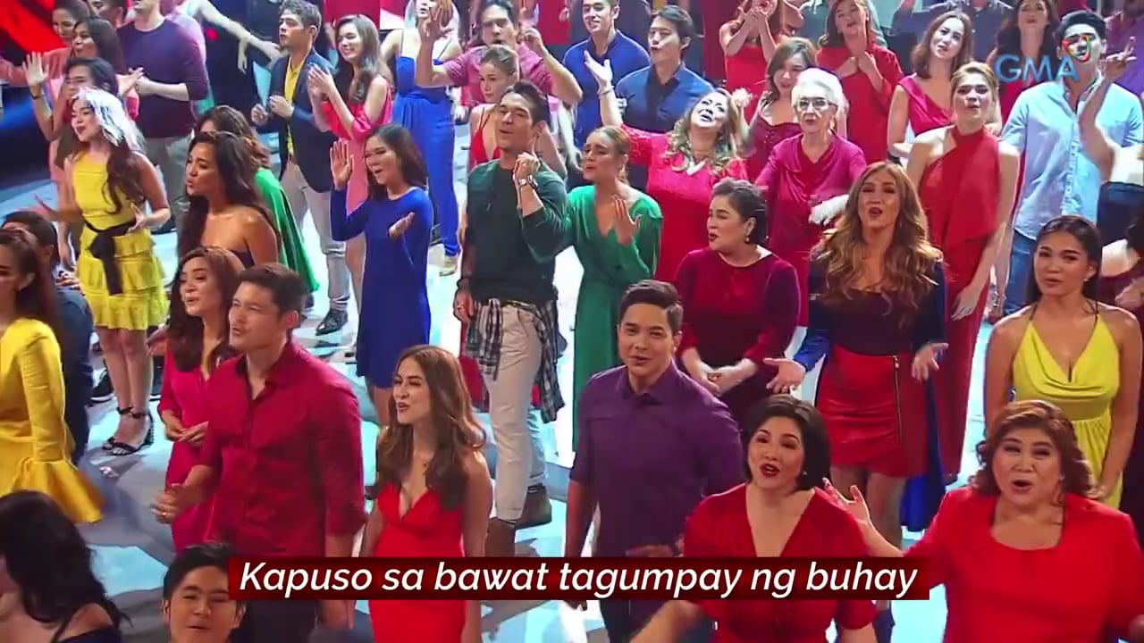 Buong Puso Para sa Kapuso Lyric video GMA Various Artist on Vimeo