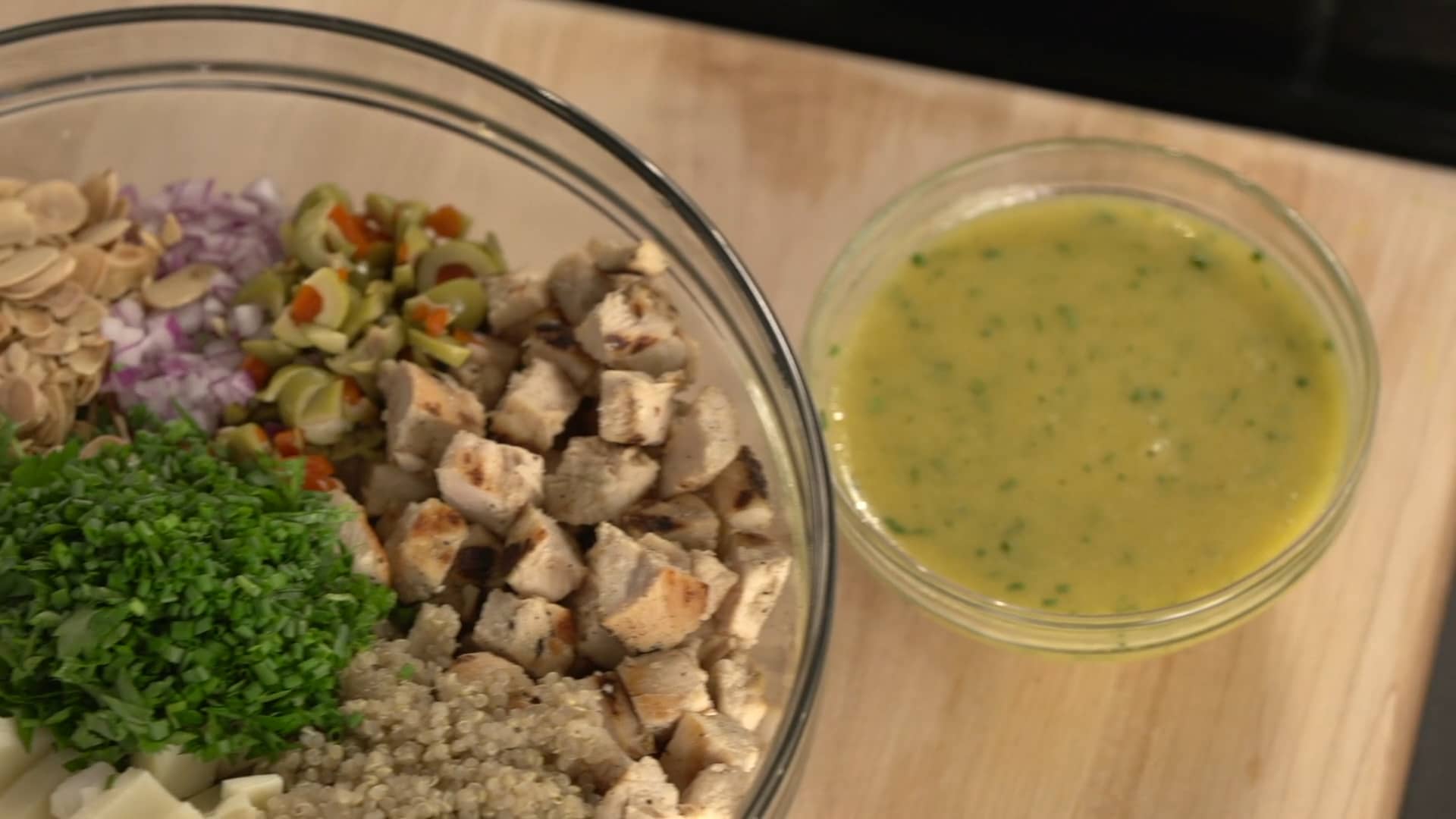 Pro Tip Use Green Olive Brine in a Salad Dressing on Vimeo