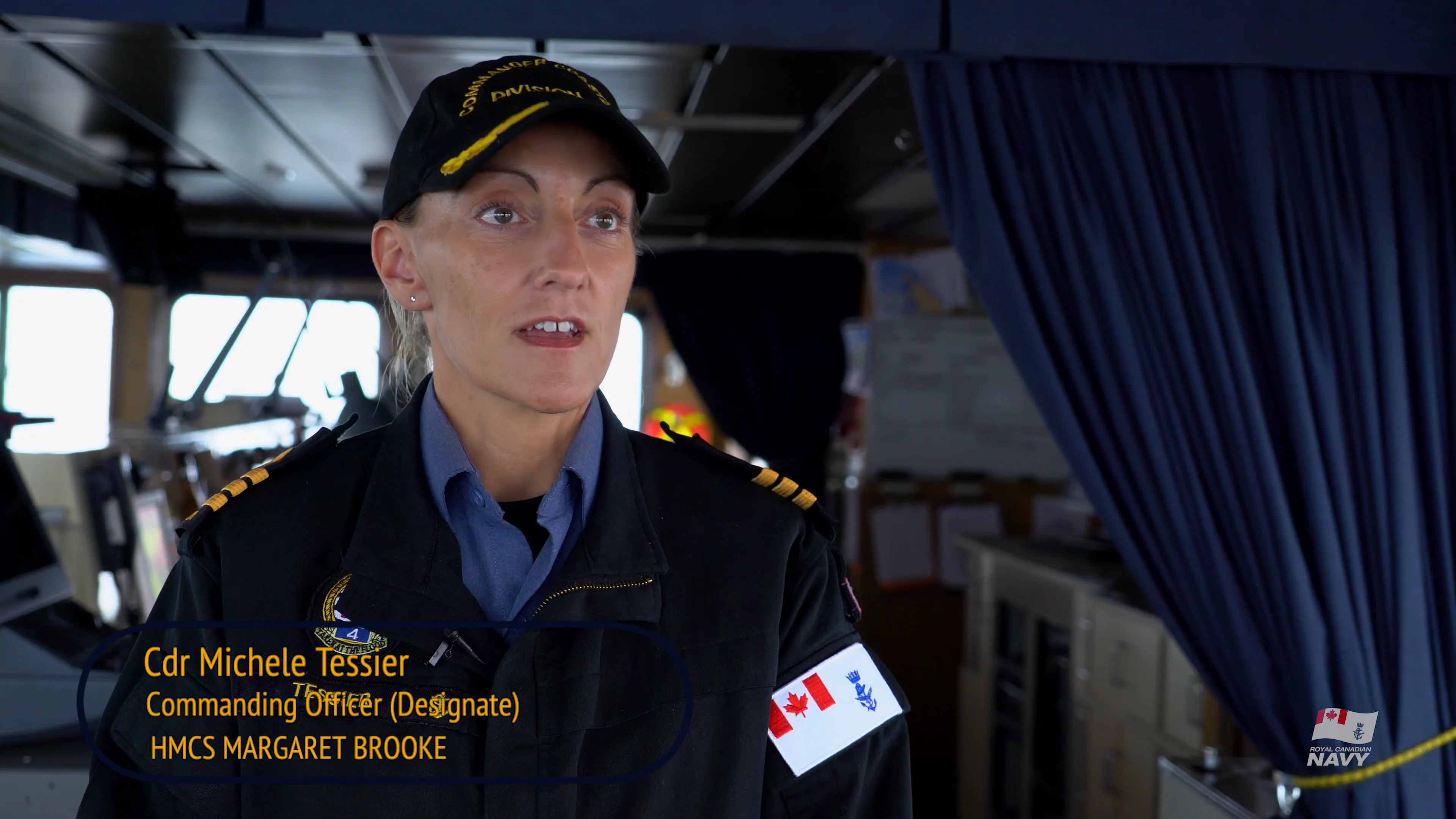 Cdr Michele Tessier RCN s Arctic and Off shore Patrol Vessel Interview English