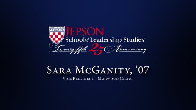 Sara McGanity, ’07 Vice President, Marwood Group