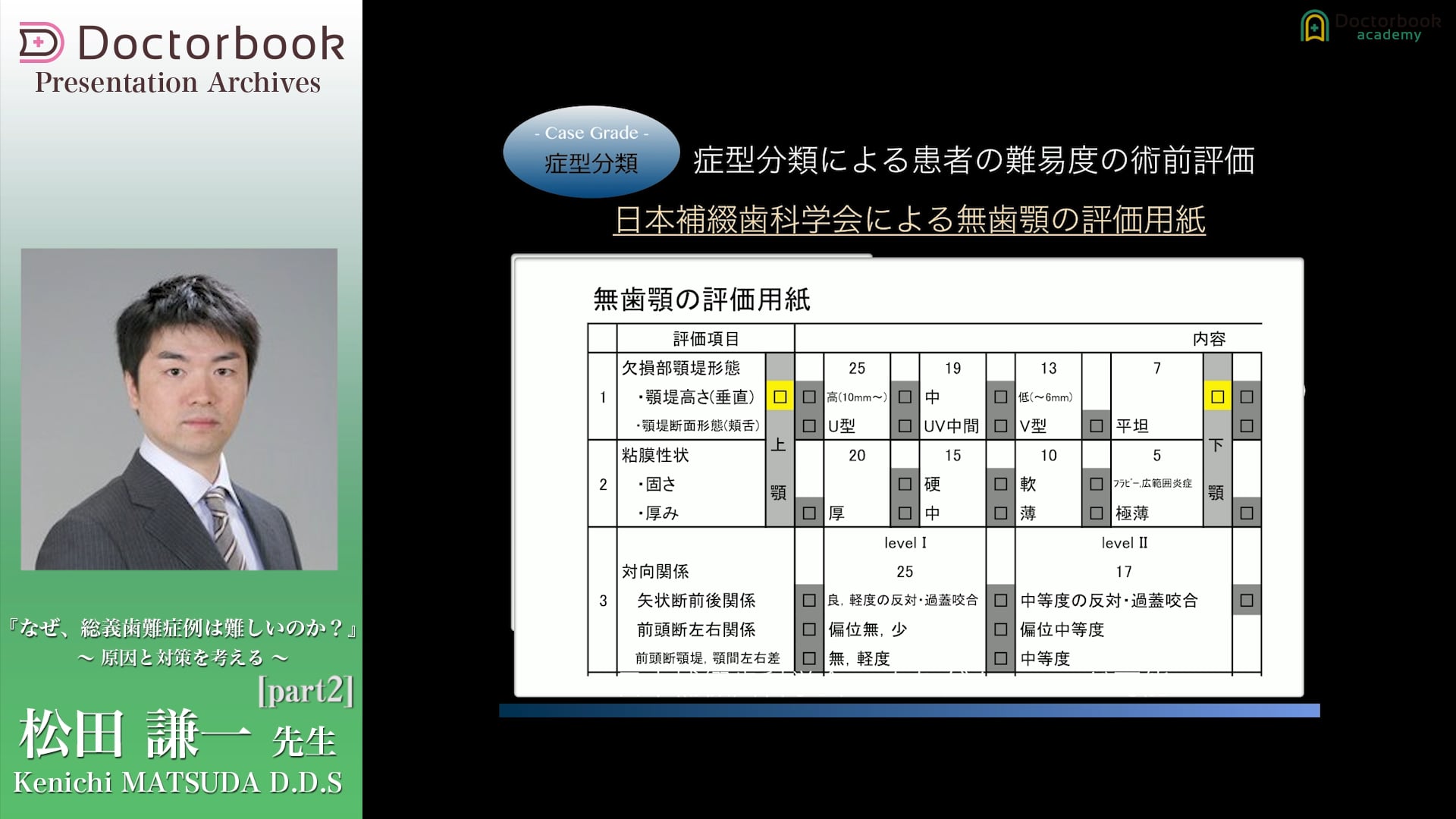 #2 全部床義歯の難症例とは？どのようにして難症例を見分けるのか？