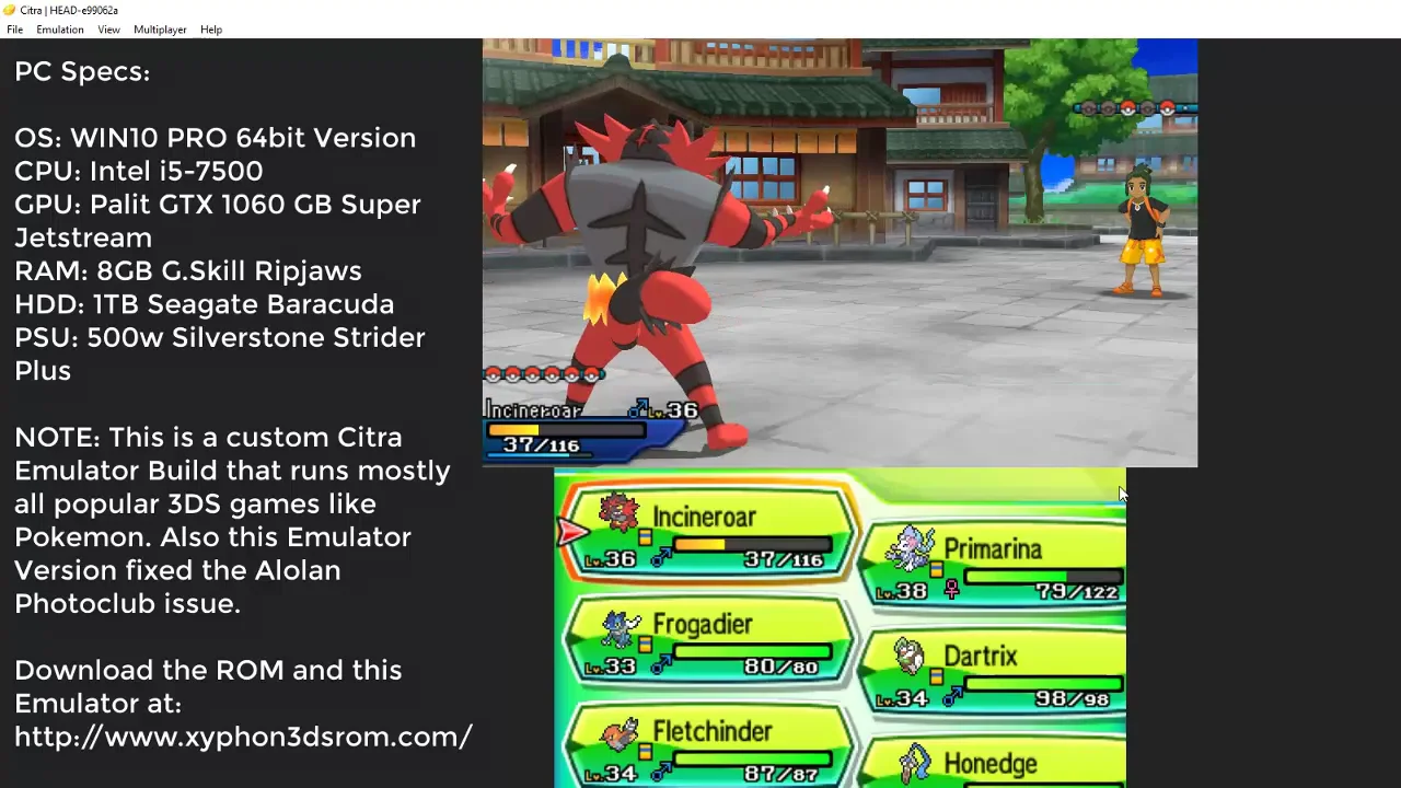 Download Pokémon Ultra Sun 3DS Citra Emulator CIA ROM[LINK] on Vimeo