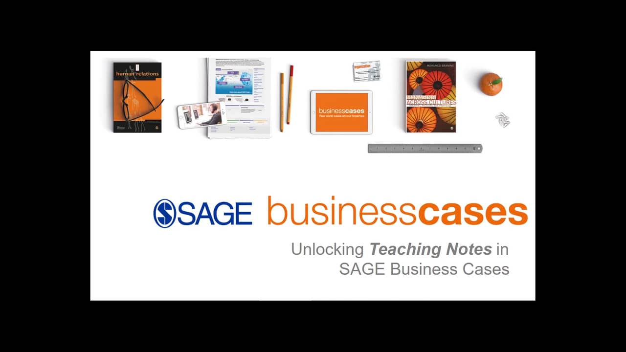 SAGE Business Cases Teaching Notes Access on Vimeo(02)