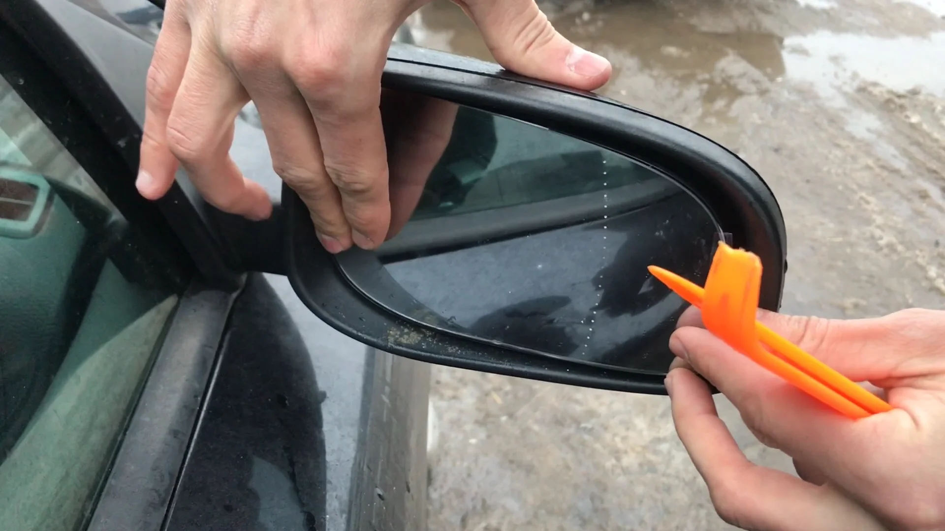 Volvo как снять зеркало