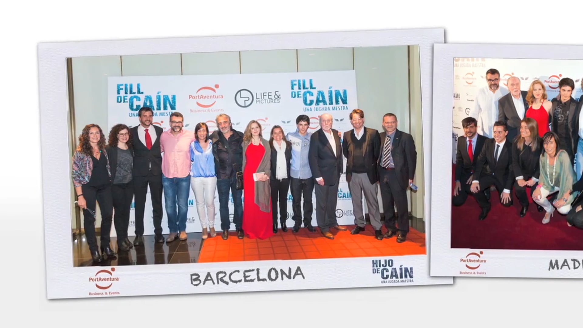 HIJO DE CAIN, Pre-estrenos en Madrid y Barcelona