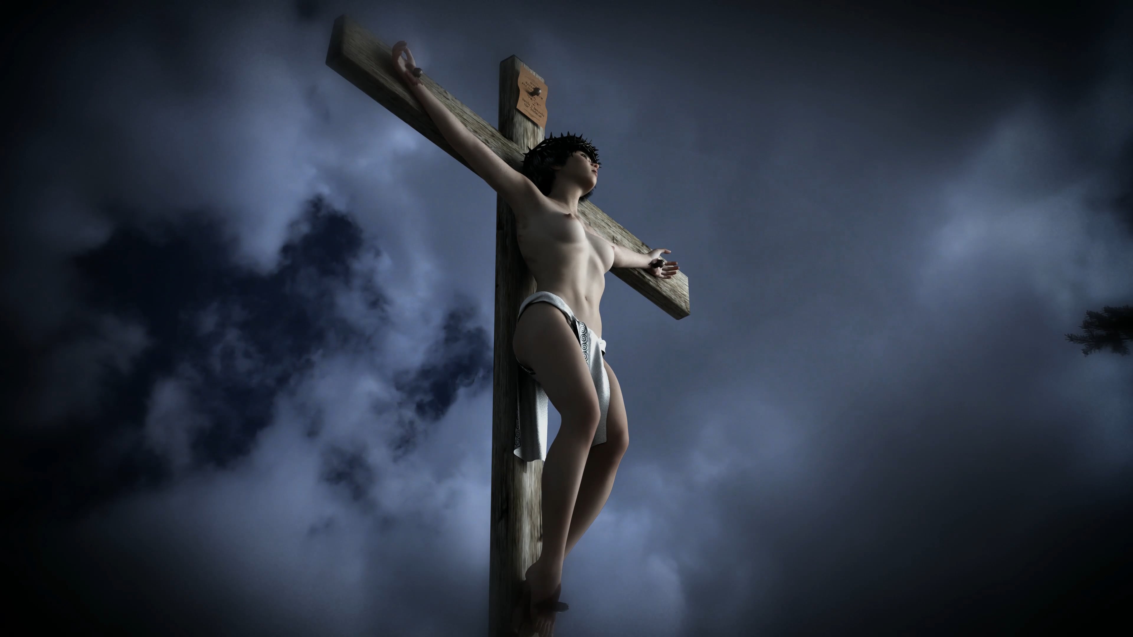 crucified women 