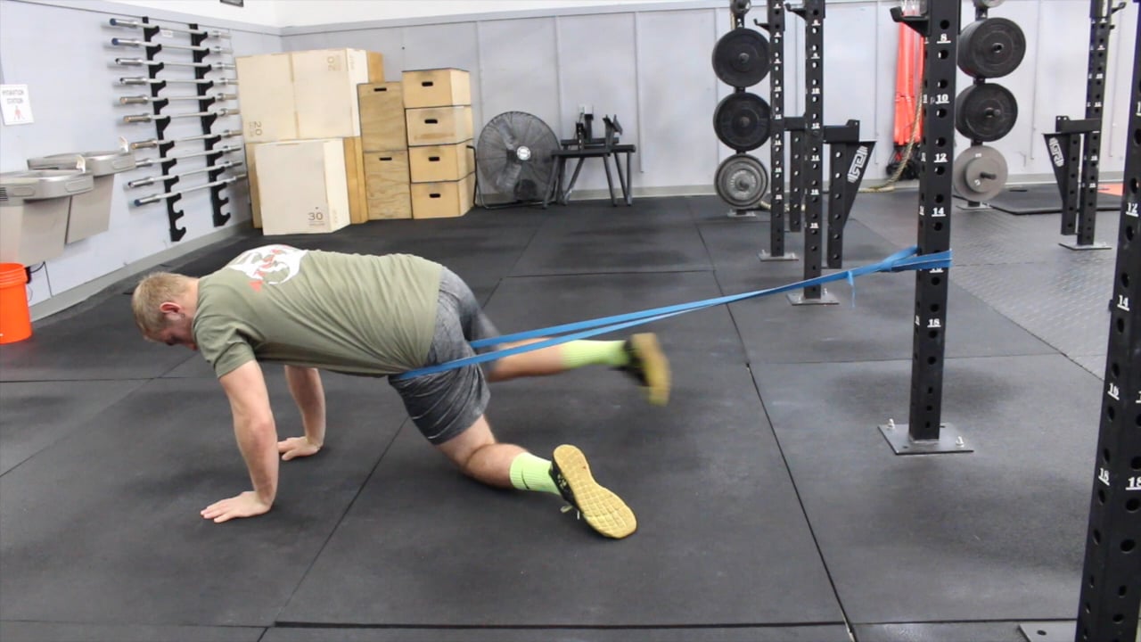 Banded Hip Internal Rotation Mobilization on Vimeo