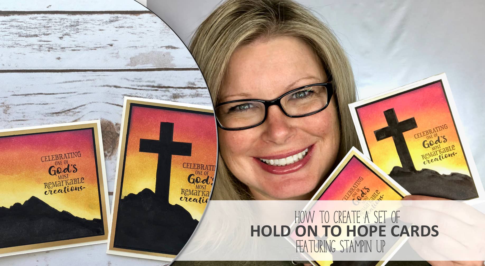 How to create a set of Hold On To Hope Easter Cards featuring Stampin ...