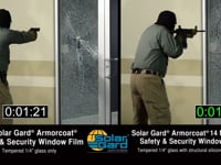 Solar Gard« Armorcoat« Safety Film- School Intruder Test