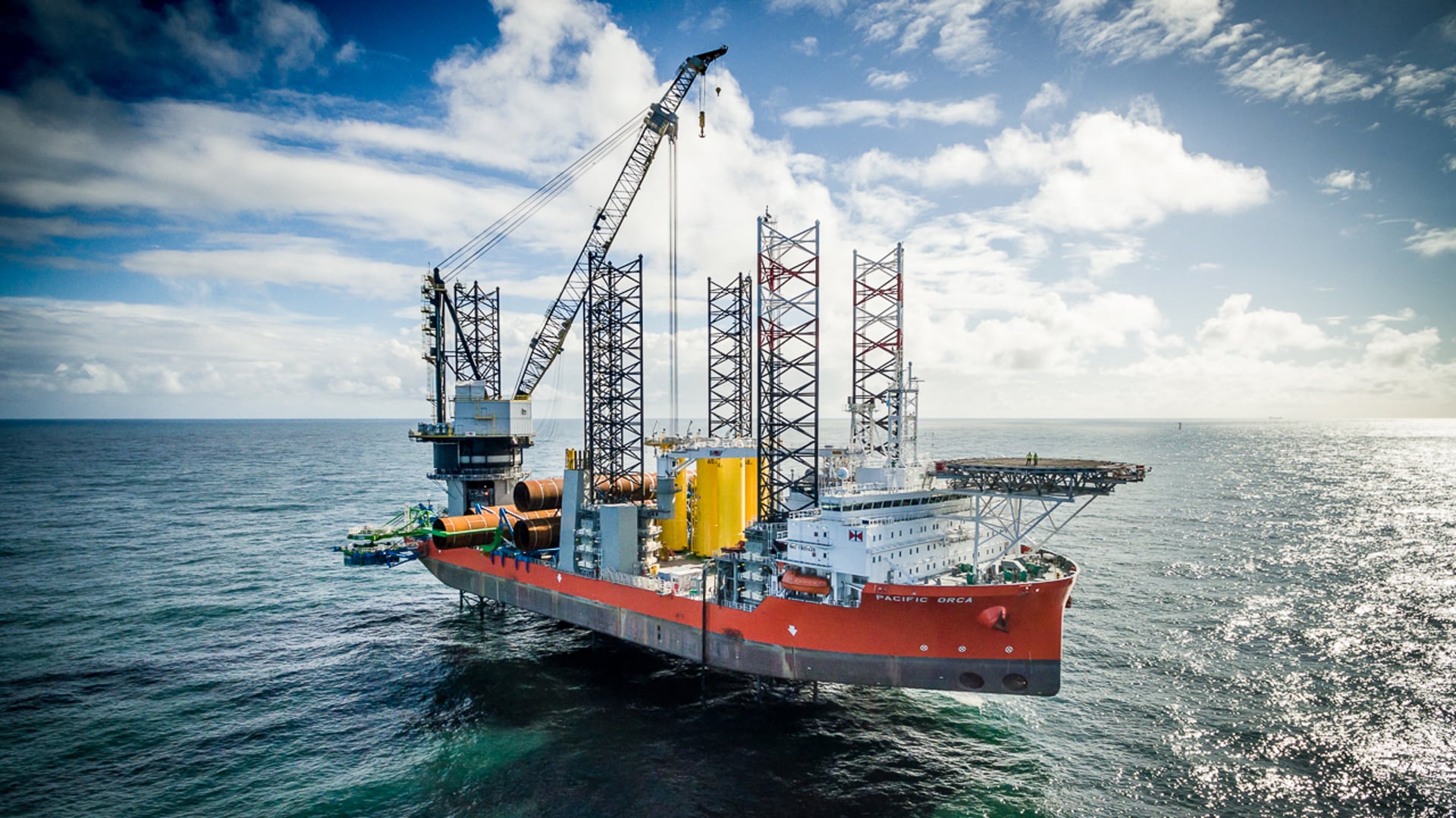 Windpark Sandbank - Bilfinger