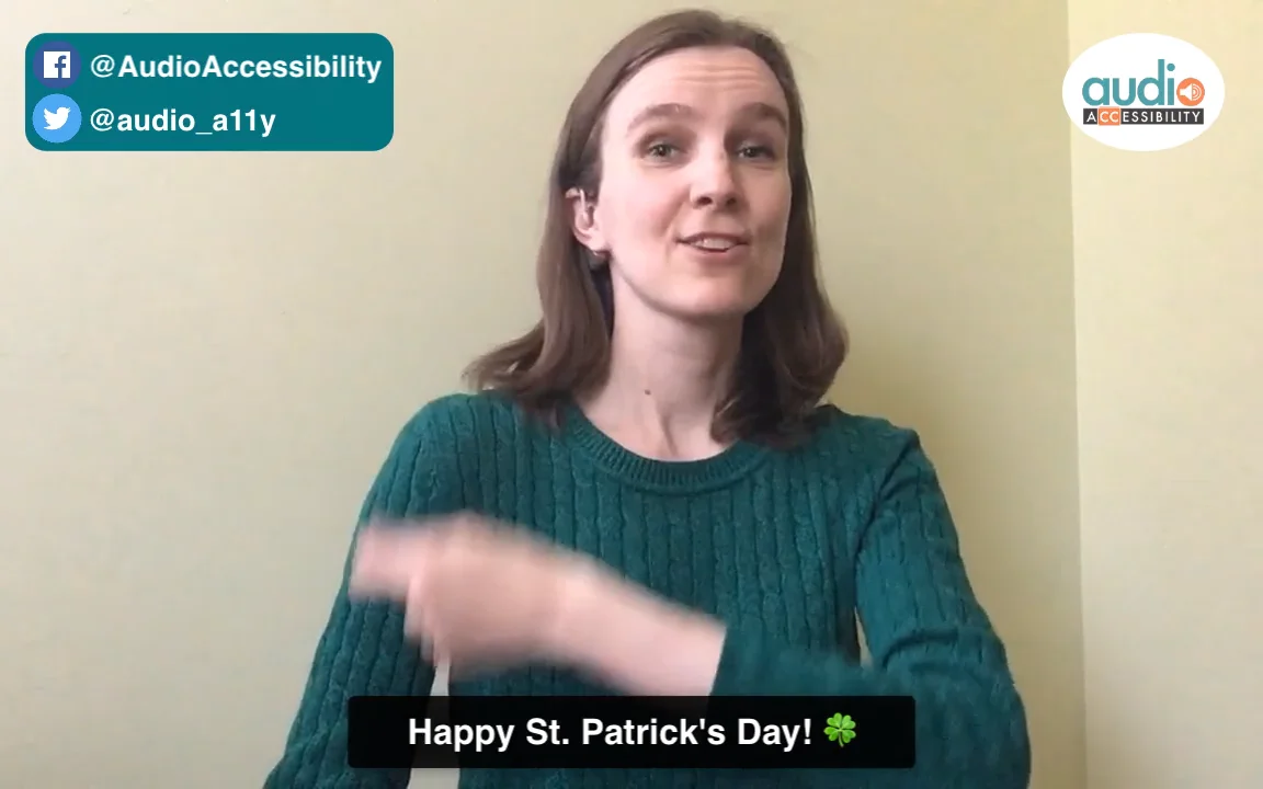Happy St. Patrick's Day from ASDC - American Society for Deaf Children