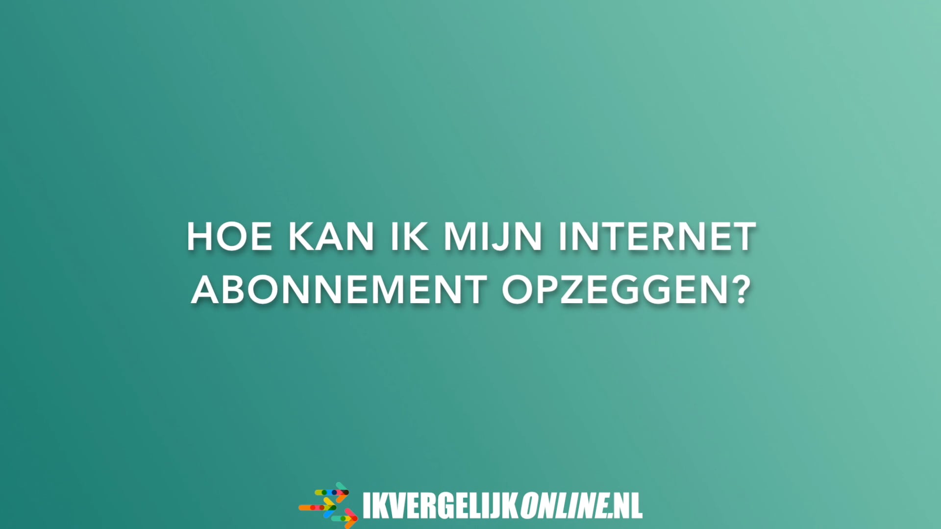 Hoe Kan Ik Mijn Internet Abonnement Opzeggen? On Vimeo